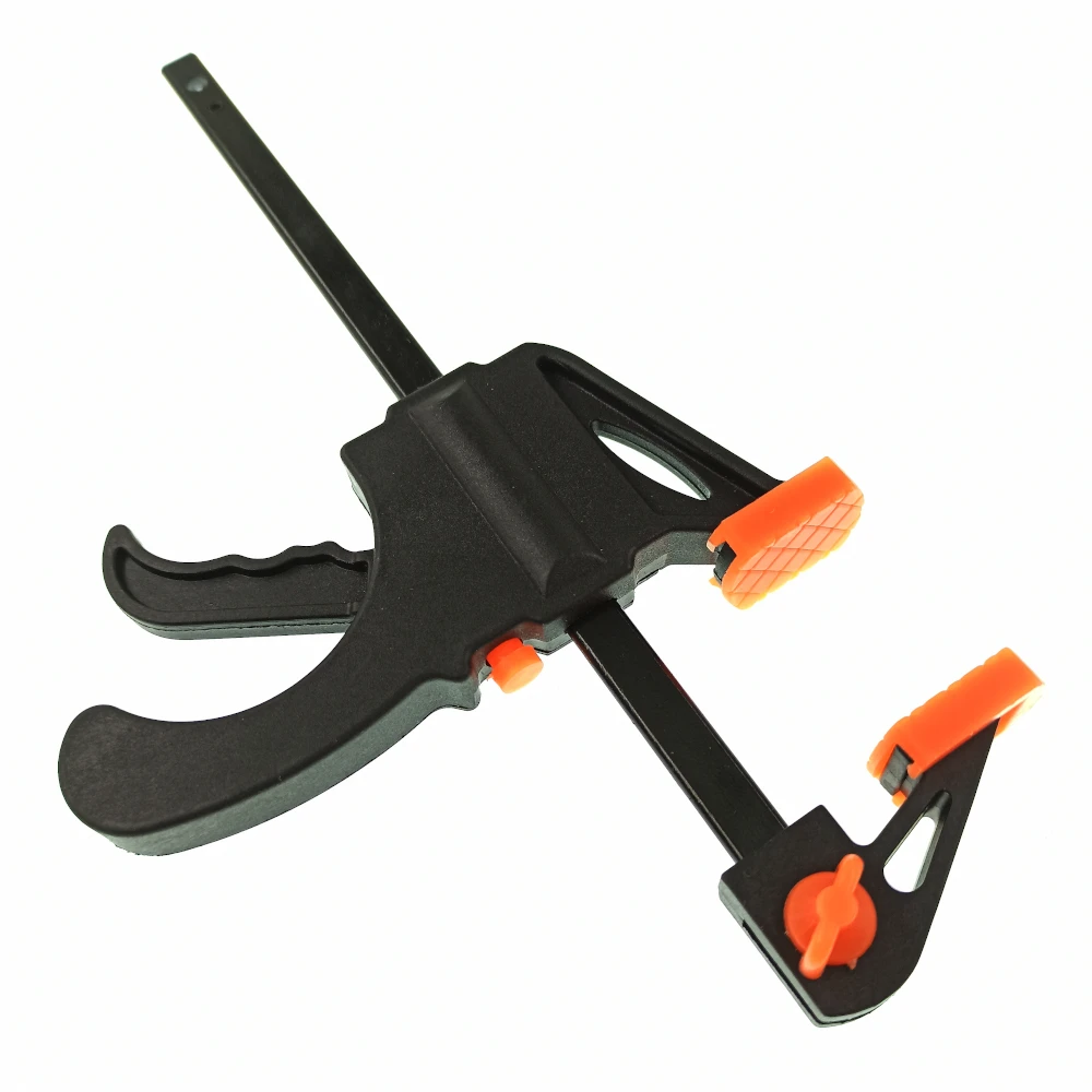 F-Type Clamp Quick Clip Wood Nylon Woodworking Hard Grip Release Squeeze Ratchet DIY Hand Tool Gadget 6'' 10'' inch woodworking clamps