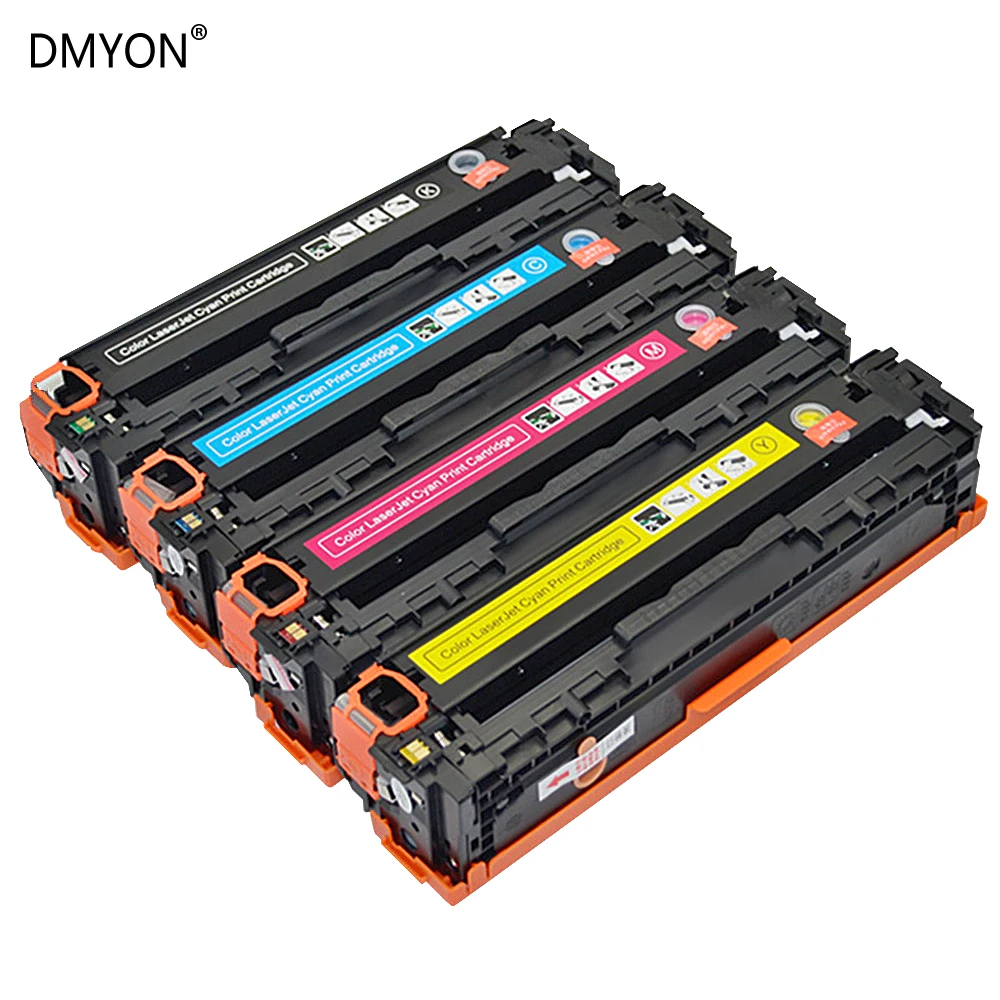 Картридж с тонером DMYON 312A CF380A CF381A CF382A CF383A совместимый HP для цветного лазерного