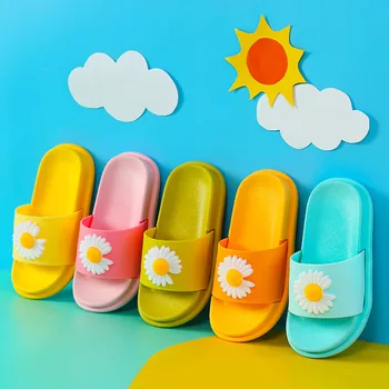 

Suihyung Summer Kids Children Beach Shoes Sandals Flowers Slippers For Girl Soft Antiskid Outdoor Slippers Baby Toddler Slippers