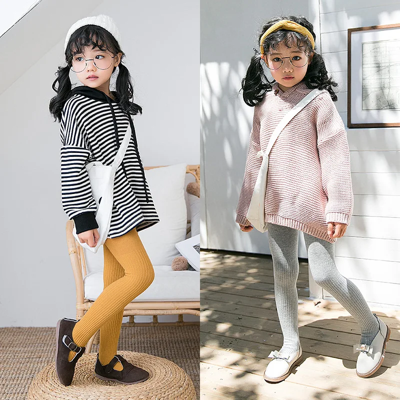 

Panty-hose for Kids Cotton Socks Autumn New Style Korean-style Tiptoe Color Separation GIRL'S Leggings Versatile Fashion Baby Fa