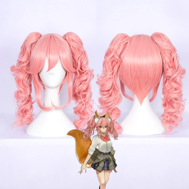 Аниме Fate Extra Find Encore косплей парик tamamo no Mae косплей парик термостойкий синтетический парик Хэллоуин Карнавал Вечерние