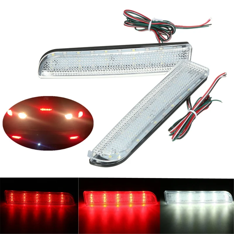 30 LED красный задний бампер отражатель фонарь стоп бег поворотный светильник для