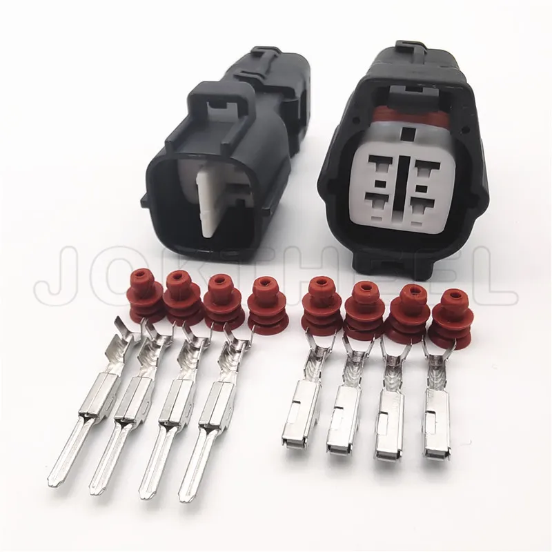 1/5/10/20 sets kit Sumitomo 4 pin TS male female rear pedal oxygen sensor plug connector for Suzuki Toyota 6188-0472 6189-0685 - Цвет: Male and Female set