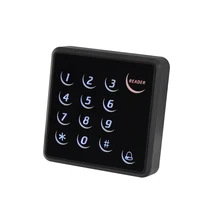 13,56 МГц rf считыватели карт доступа с сенсорным экраном Подсветка клавиатуры wiegand 34 бит ридер