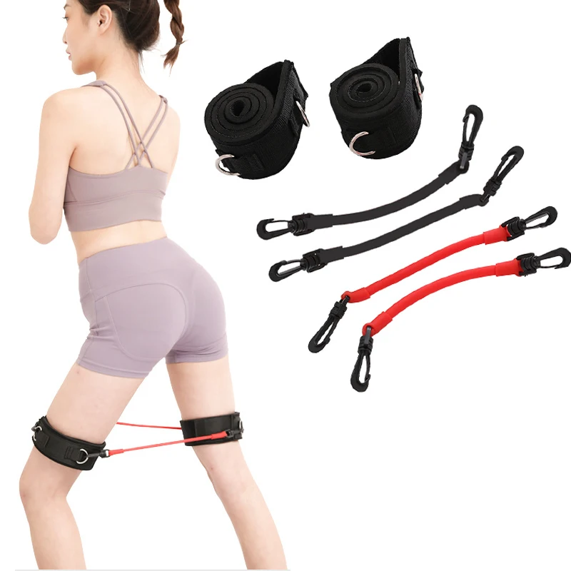 

Leg Resistance Bands Kinetic Speed Agility Training Strength Ankle Straps Football Basketball Jump Trainer Fitness Elastic Band