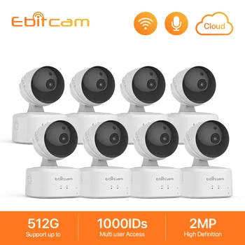 

Ebitcam IP Camera Wifi 1080p Indoor Home Security Camera System Wireless Cloud Wireless Surveillance Cameras Kit