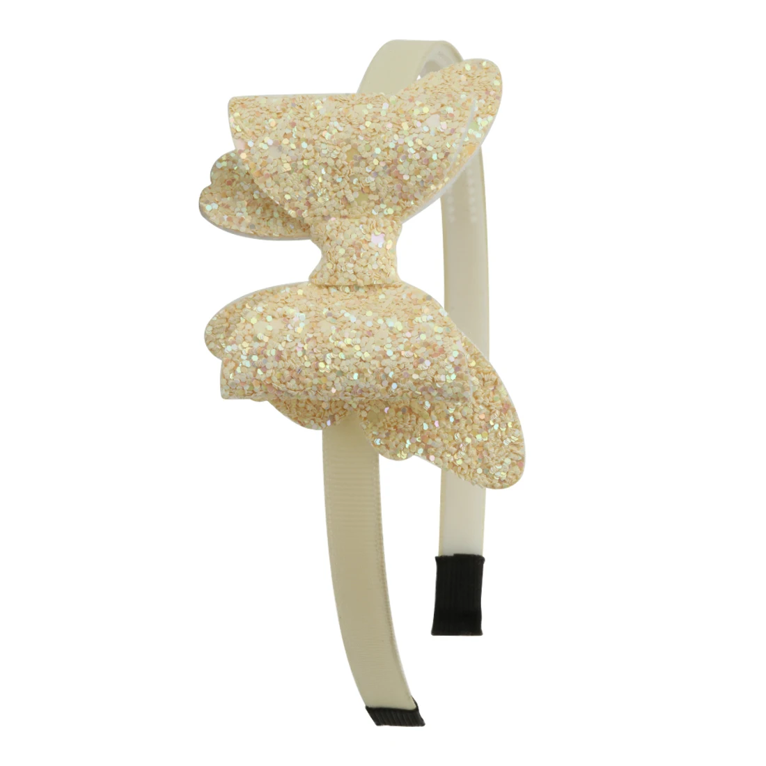 butterfly bow4 1 шт., блестящий Радужный бант, повязка на голову, ободок для вечеринки, 3 дюйма, градиентный Блестящий бант для волос, Бабочка, пластиковые повязки на голову, аксессуары - Цвет: butterfly bow4