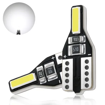 

2PCS LED Lamp T10 Width Lamp 7020 Automobile Bulb 2 Lamp Refitting Accessories LED License Plate Lamp Decoding 12V White 128LM