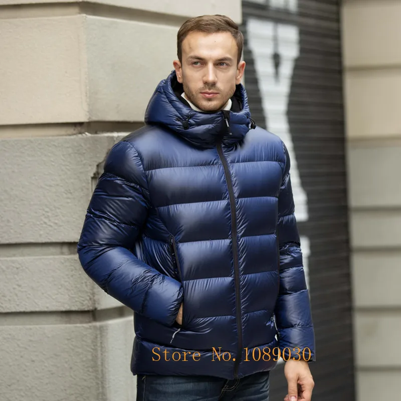 down coat High Quality Russia's Winter Jacket 90% Goose Down Jacket Men Winter Coats Keep Warm Windproof Male Down Coats -40 Degree long puffer coat