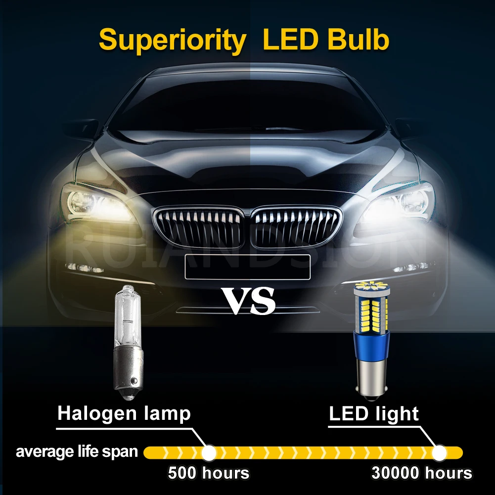 ڵ   ȣ  г , Canbus BA9S BAX9S H21W BAY9s T10 W5W, 12V-24V LED, 2700K 6000K, 2 
