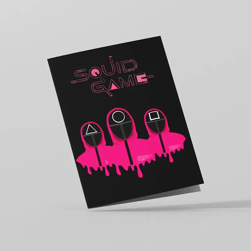 Обложка на паспорт аниме Squid Game Игра в кальмара №13 обложка для паспорта РФ |