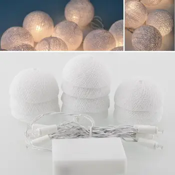 

Multicolor LED Strip Party 1.8M Ball Cotton Ball Lights for String Aladin LED String Light Decor Home Patio Christmas