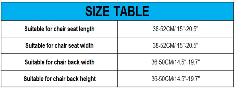 SIZE TABLE_副本