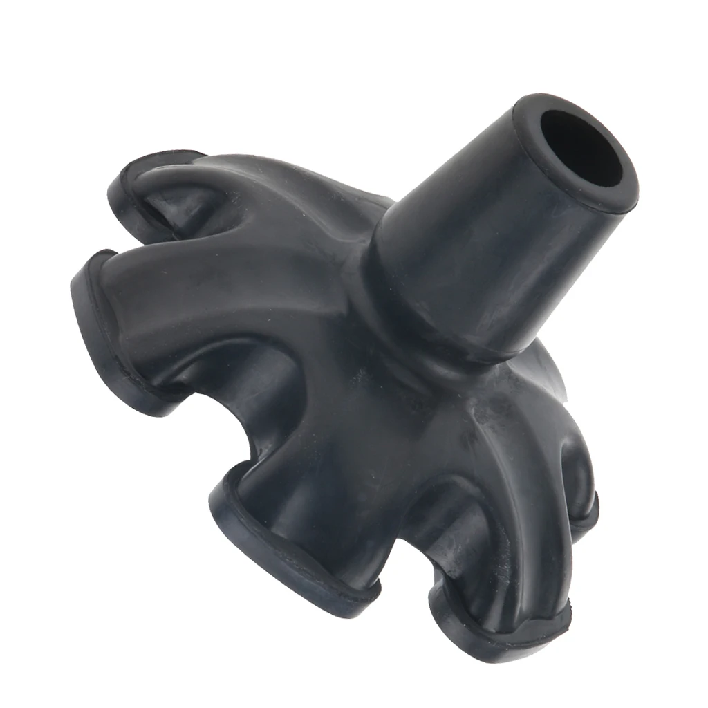 Universal 6 Legs Attachment Tip 1PC For Walking Hiking Stick End-Self Standing 3/4 NON-SLIP Tracking Hiking Bracket Supporting walking stick attachment