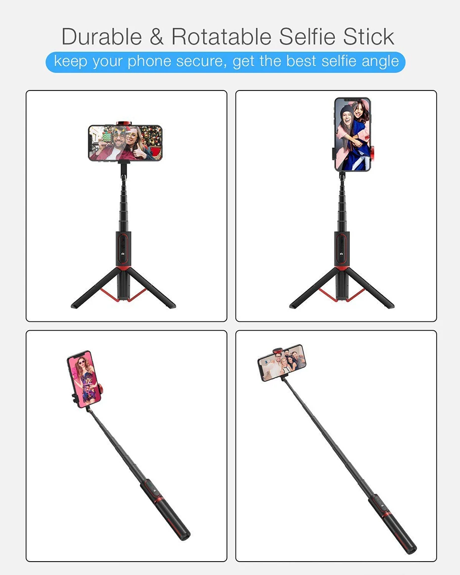 Оригинальная Беспроводная селфи палка M18 с Bluetooth портативный мини штатив