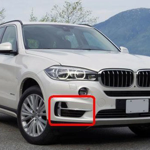 Накладка бампера для Bm w X5 передняя вставка бампера, решетка крышки, роскошная линия Хром Bm