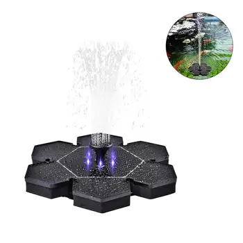 

LED 2.4 Ground Solar Fountain Pump Waterproof Solar Panel with Submersible Pump for Bird Bath Garden Fountain