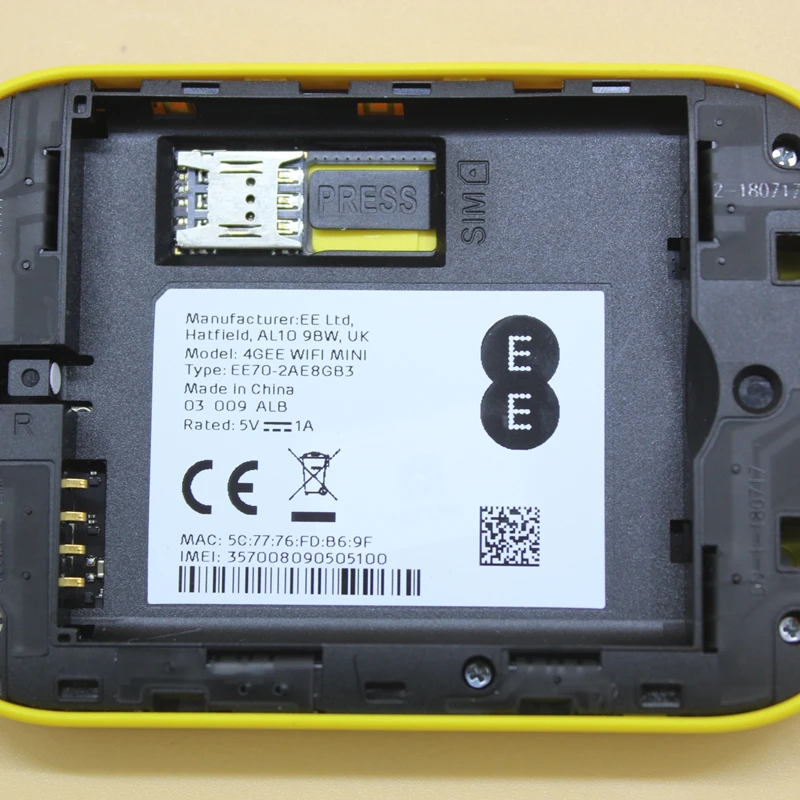 Unlokced 4G Alcatel EE70 Карманный LTE-Wifi роутер 4G mifi CAT 7 300 Мбит/с LTE Wifi роутер 4G слот для sim-карты
