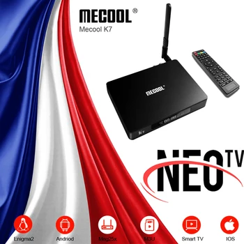 

2020 Mecool K7 TV Box Android 9.0 DVB-T2/S2/C Amlogic S905X2 Quad Core 4GB DDR4 64GB 4K 1 Year Neo IPTV K7 DVB Set top Box