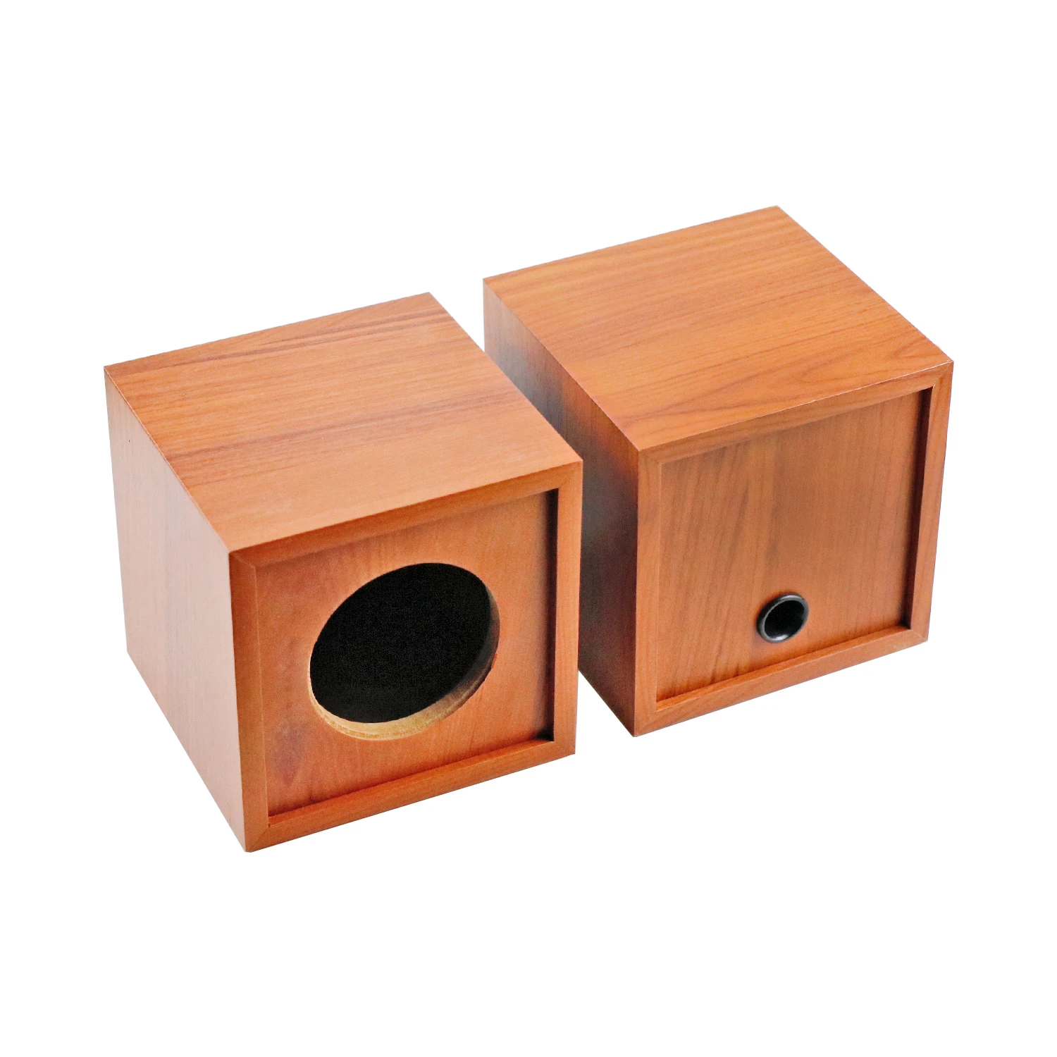 Alto-falante de Madeira Cabeças com Pinça Caixa de Satélite Shell de Desktop Caixa de Som de 3 Vazia para Diy para Unidade de Áudio de 75mm Ghxamp Peças 2 - Image 5