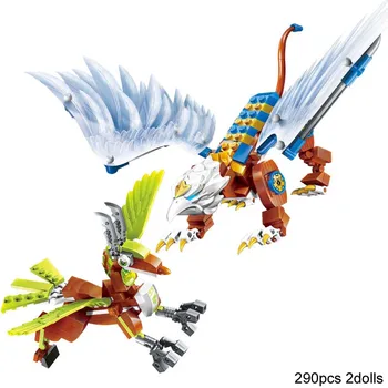 

Enlighten Building Block War of Glory Castle Knights LORD OF SKY 2 Figures 290pcs Educational Bricks Toy Boy Gift