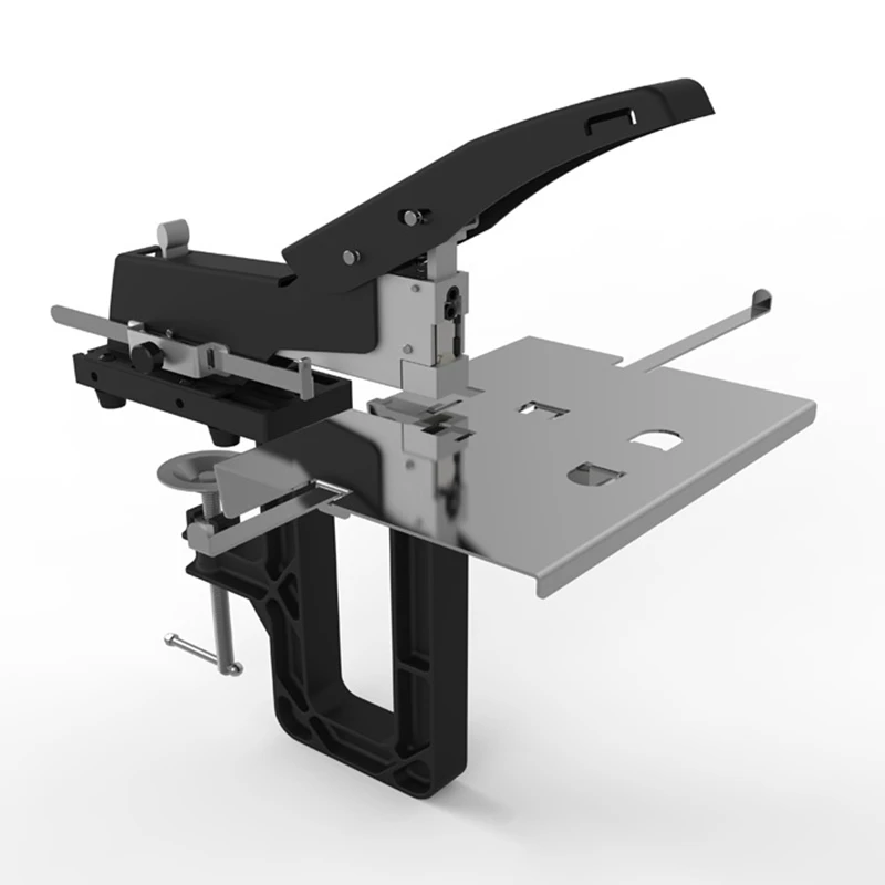 노동 절약형 헤비 듀티 수동 안장 스티치 스테이플러 A3 플랫 네일 안장 스티치 센터 솔기 스테이플러 바인딩 기계 SH-04