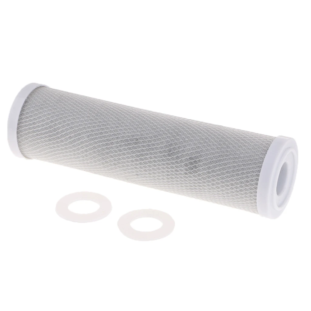 10'' CTO Granular Activated Carbon Water Filter Cartridge for Reverse Osmosis Whole House Drinking water Filter Purifier