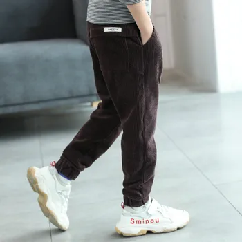 

Children's children's corduroy children's sports trousers 2020 autumn new mid-sized casual pants