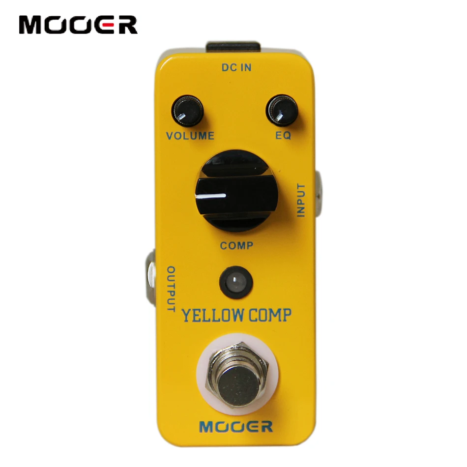 

Mooer Yellow Comp Optical Compressor Effect Pedal Mini Guitar Pedal for Electric Guitar Full Metal Shell True Bypass Accessories