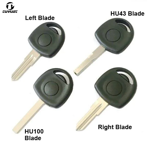 Transponder key shell for Opel 1-2