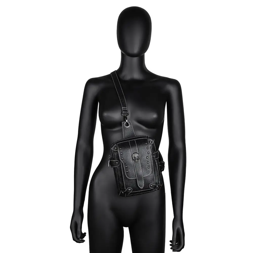 

2020 new bag female steampunk one-shoulder oblique bag female locomotive mobile phone purse underarm bag
