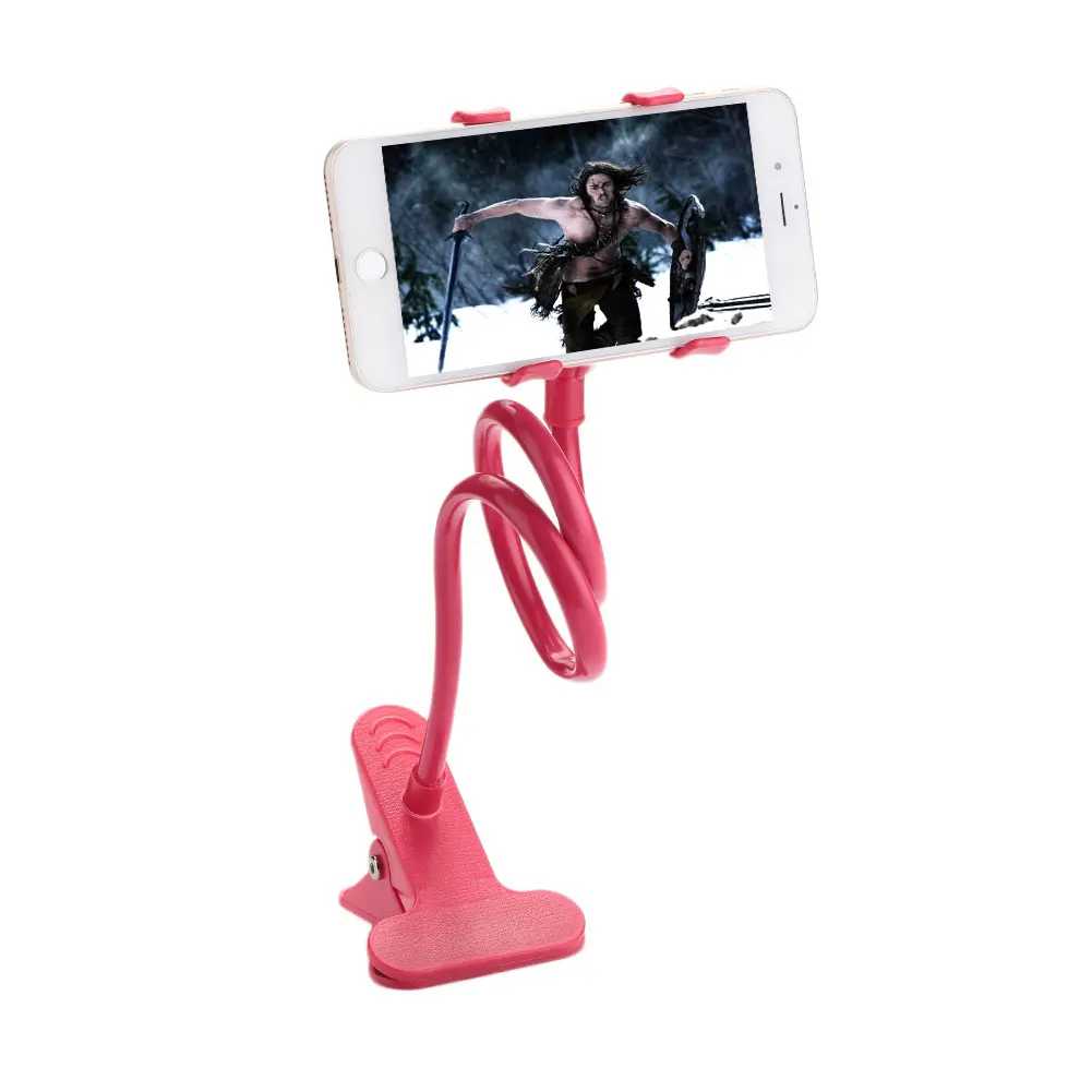 Phone Stand Clip Holder Premium Quality Phone Holder Desktop Automobile with Long Arm ABS Flexible Bracket