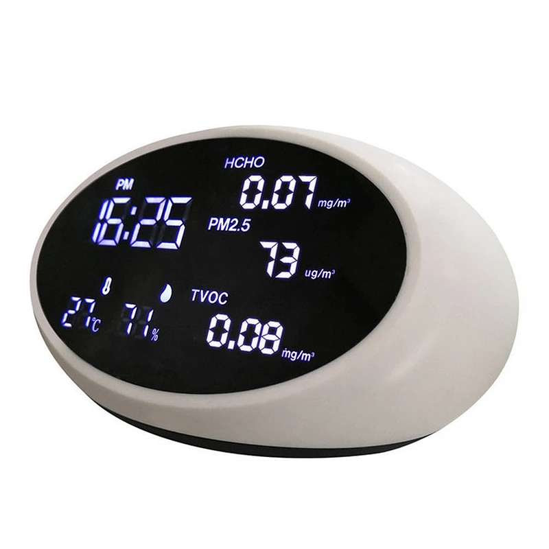 

Formaldehyde Detector Detects Hcho Tvoc Pm2.5 With Humidity Temperature Detection Air Monitor Quality For Home Office