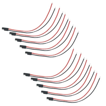 

10Pcs Mobile Car Radio DC Power Cord Cable for Motorola GM300 GM950E SM50 M120 SM120 GM950I GM3188 GM3688