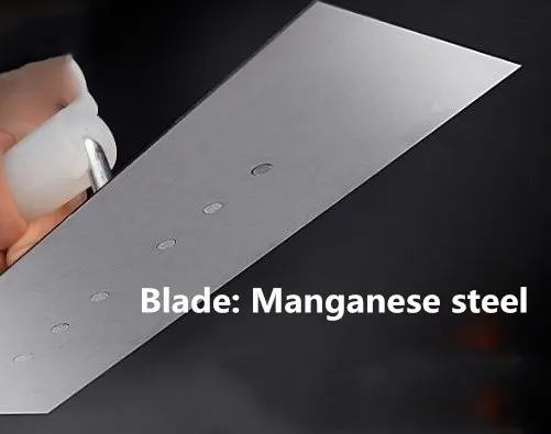 High Quality 277*110mm Manganese steel Blade Oxford Handle Plaster Trowel Construction Concrete Hand Tool Paint Decoration Part
