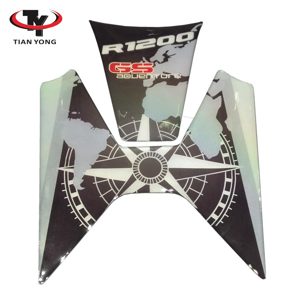 Черная декоративная защита мотоцикла для BMW R1200GS R1200 GS R 1200 3d наклейка на бак