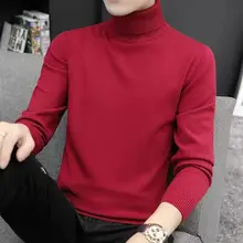 Men's Turtleneck Sweaters Pure Color Fall/Winter Men's Pullovers, Large Size Boutique Clothing, New Fall/Winter Knitted Sweaters