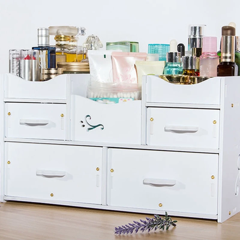 

Plastic Makeup Organizer Waterproof Cosmetic Container Jewelry Container for Cosmetic High-Capacity Make Up Storage Case