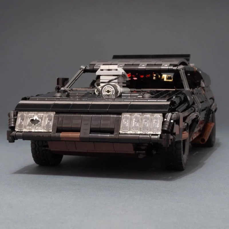 US $72.24 2020 New Black Interceptor Rc Muscle Car Supercar Moc35846 Technic Model Blocks Building Blocks Bricks Toy Kid Gift Lepinings