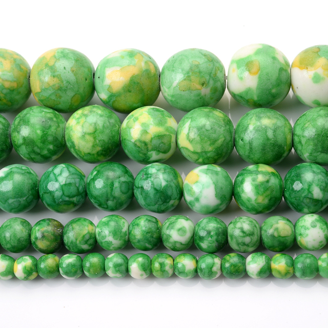 Stone Beads Green Agates Tiger Eye Aventurine Jades Amazonite Bead for Jewelry Making DIY Bracelet Necklace Accessories