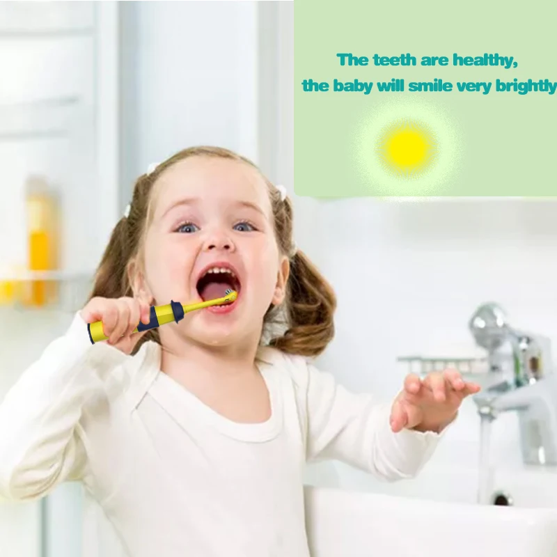 360 зубная щетка для детей 2-14 лет, автоматическая зубная щетка для детей, электрическая зубная щетка для отбеливания зубов, Глубокая чистка