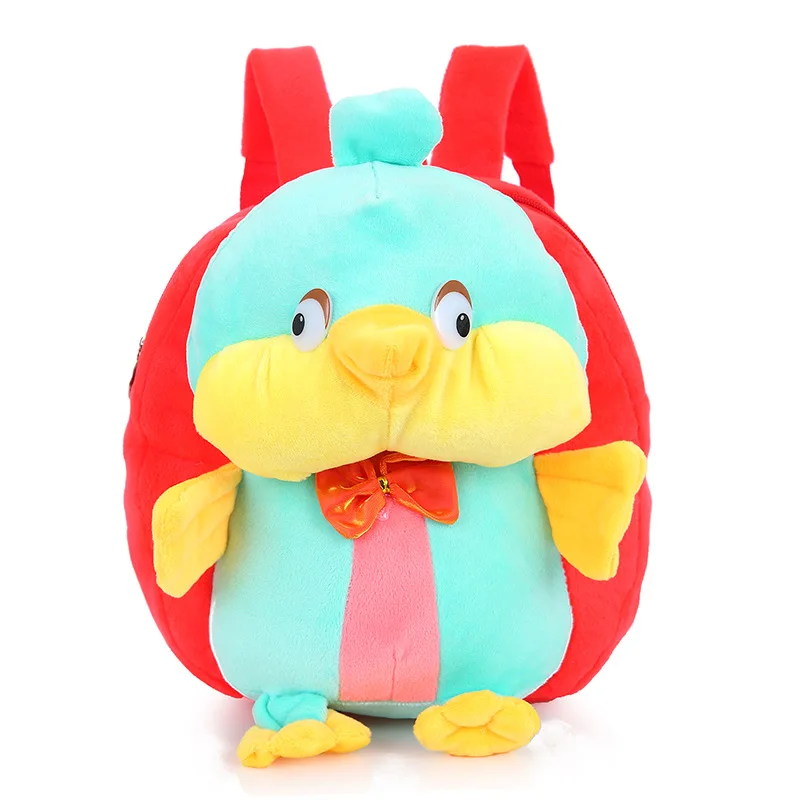 Милая плюшевая игрушка для мальчиков и Girls1-2-3 лет, розовый, синий, красный цвет, модный рюкзак для малышей, сумка для детей, подарок для маленькой девочки, кролик - Цвет: cartoon schoolbag 2