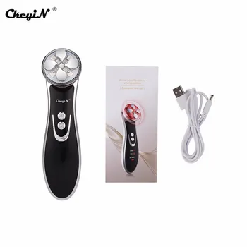 

CkeyiN 6 LED Photon EMS Radio Frequency Facial Massager Skin Rejuvenation Face Lifting Tightening Anti Aging Wrinkle Beauty