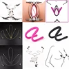 Metal Labia Clip Clitoris Stimulator Vagina Speculum Nipple Massage Straps Vagina Clamps Exotic Bondages Thigh Sex Toy For Women 1