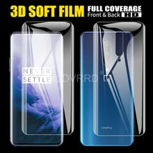 Передняя Задняя пленка для Oneplus 7 7T Pro 6 6 t, защитная пленка на весь экран для One Plus 7 Pro 5 5t 3t 5G, силиконовая Гидрогелевая наклейка