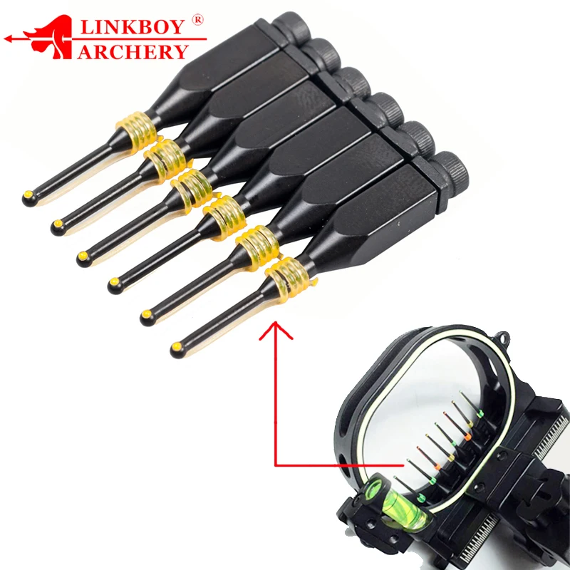 3pcs Linkboy Archery Compound Bow Fiber Sight Pin Available In .019'' 0.029'' Diameters Hunting | Спорт и