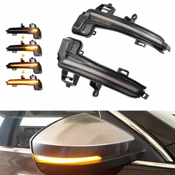 

For Skoda Superb A7 Dynamic LED Turn Signal Blinker Sequential Side Mirror flasher Light 2016 2017 2018 2019