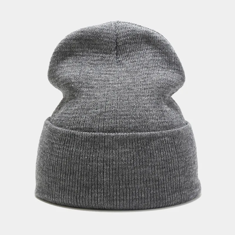 2022 New Winter Hats For Women Men Skullies Beanies Knitted Solid Cool Hat Girls Autumn Female Beanie Warm Bonnet Casual Cap green skully hat Skullies & Beanies