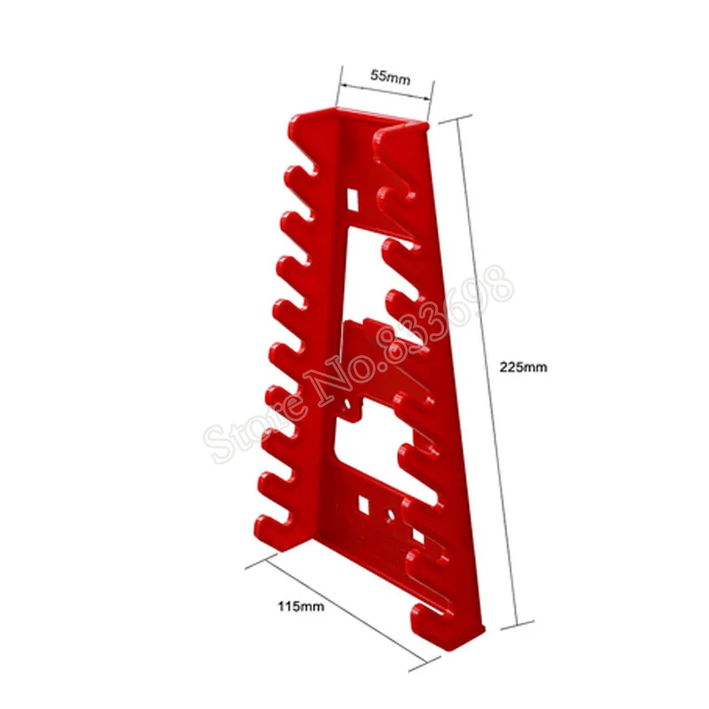 Настенный аппаратный инструмент подвесная доска отверстие крючок для посуды части гаечный ключ гнездо ящик для хранения гаражный блок стеллажи инструмент Органайзер коробка - Цвет: NO4