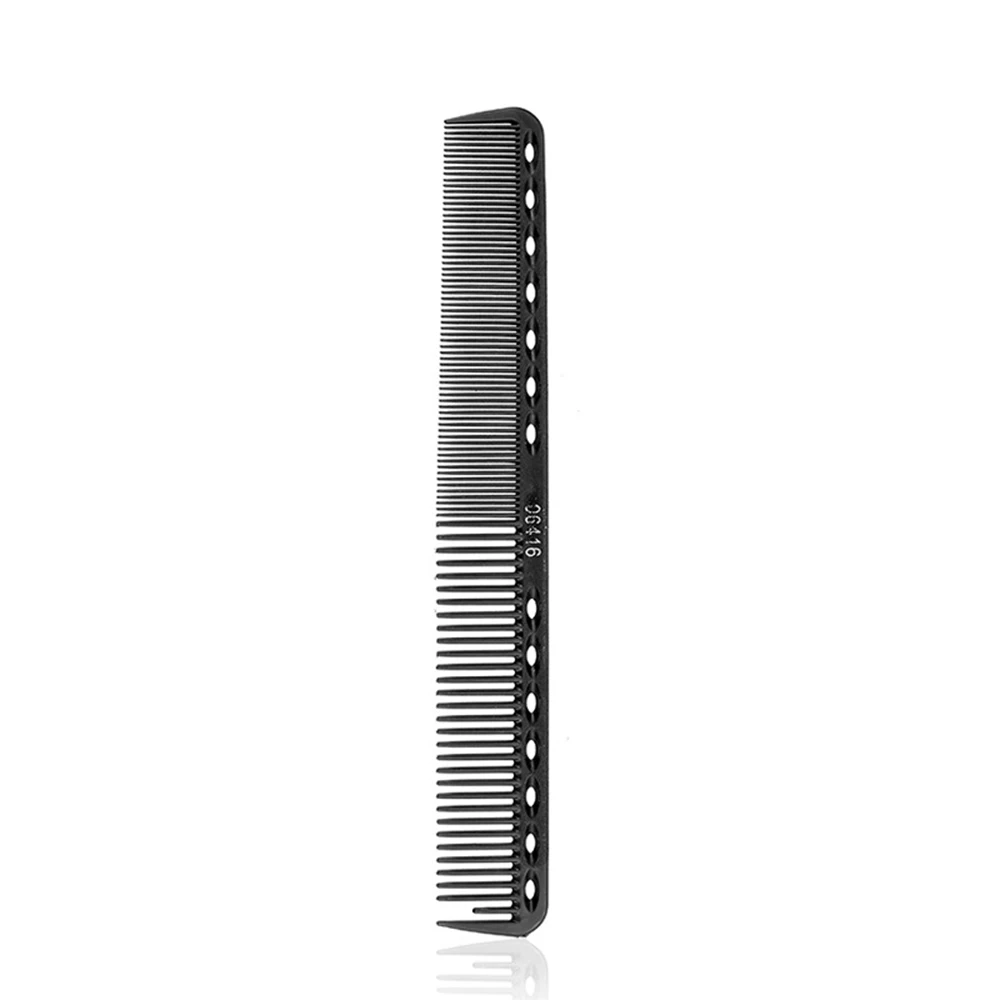 Professional Hair Comb Heat Resistant Medium Cutting Carbon Comb Salon Anti-static Brush Barber Styling Tool 6
